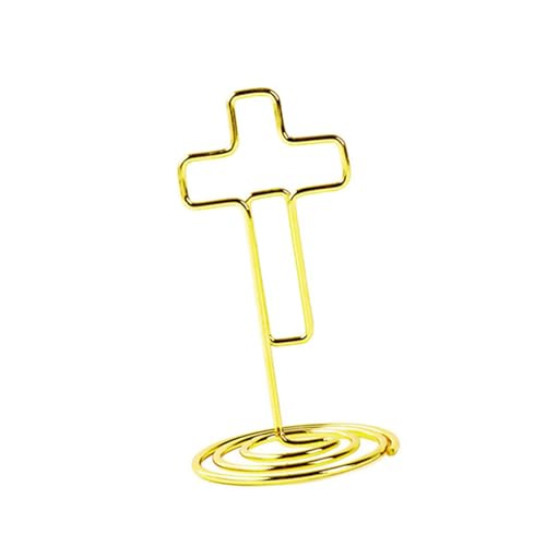 100pcs Metal Office Memo Ständer Religiöses Ereignis Dekors Metallstruktur Für Die Organisation Von Notizkarten Und Fotos Auf Dem Schreibtisch von SueaLe