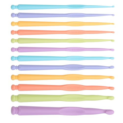 12 PCs 2 0 Mm-10 0 Mm Häkelnadelgesetz Ergonomische Häkelhaken Bunte Stricknadelhäkeln Für Handwerk 12 PCs 2 0 Mm-10 0 Mm Häkelnadelgesetz Ergonomische Häkelhaken Bunte Stricknadelhäkeln Für Handwerk von SueaLe