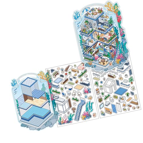 2.5d Szene Aufkleber Ästhetischer Cartoon Landschaft Dekorative Für Kinder Mädchen Jungen Dekorative Sammelalbum Cartoon Landschaftszene 2.5d Szene Aufkleber Ästhetischer Cartoon Landschaft Dekorative Für Kinder Mädchen Jungen Dekorative Sammelalbum Cartoon Landschaftszene von SueaLe