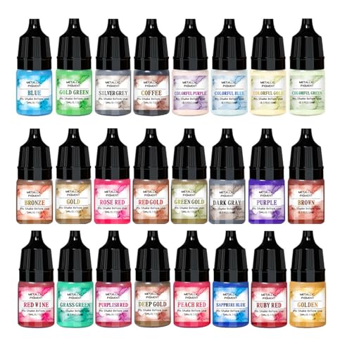 24 Farb Epoxidharz Farbstoff Konzentriertes Tinten Epoxidharzfarbe Professionelle Tinten Für Harzkunst Und Handwerksprojekte Geeignet von SueaLe