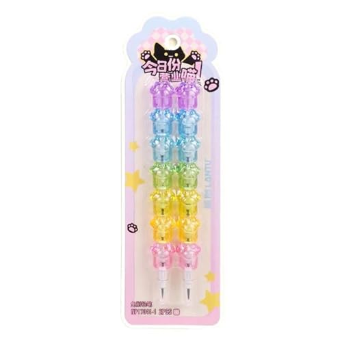 2pcs Cartoon Bausteine Bleistiftstapelstapel Stifte Zeichnen Bleistift Weihnachtsstrumpffüllungen Für Studentenjungen Mädchen Kid 2pcs Cartoon Bausteine Bleistiftstapelstapel Stifte Zeichnen Bleistift Weihnachtsstrumpffüllungen Für Studentenjungen Mädchen Kid von SueaLe