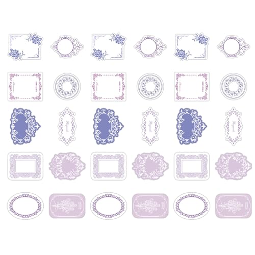 30 Blätter Dekoration Papier Scrapbooking Framework Notepads Retro Message Notes Memos Pad Handwerk von SueaLe