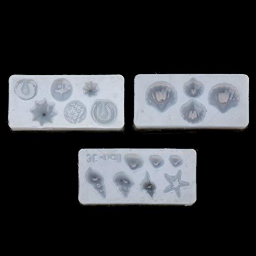3pcs Conch Für Muschel Form Silikonform Nagelkunst Vorlage Schmuck von SueaLe