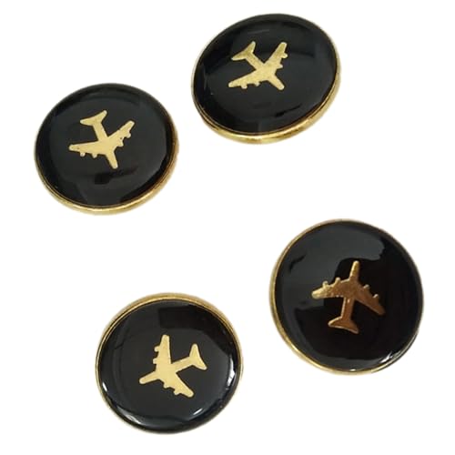 4 PCs Flughafen Uniform Knöpfe Nähknöpfe Jacken Hosen Knöpfe Legierungsknöpfe Kleidungsknöpfe 4 PCs Flughafen Uniform Knöpfe Nähknöpfe Jacken Hosen Knöpfe Legierungsknöpfe Kleidungsknöpfe von SueaLe