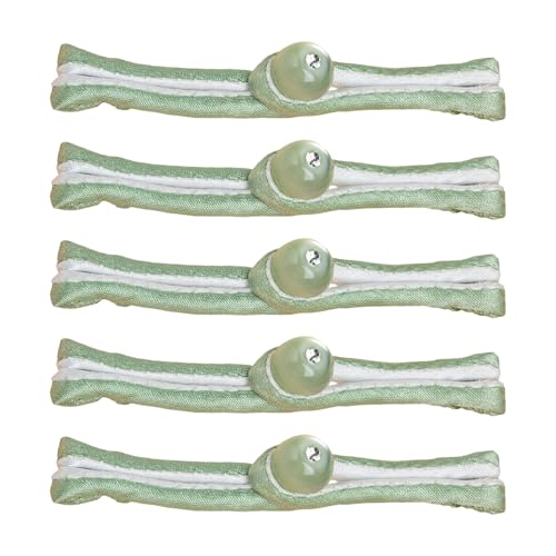 5 PCs Chinesischer Klastern Perlenknopf Chinesische Knoten Knoten Traditioneller Cheongsam Knopfnähknopf Für Schalpullover von SueaLe