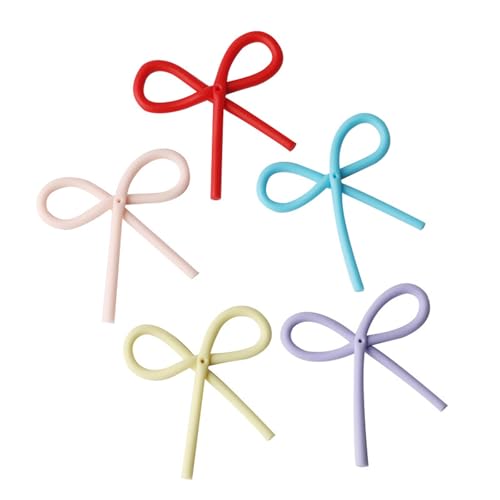 5pieces Buntes Bowknot Kuchen Dekorationen Eleganter Bowknot Kuchen Accessoire Für Hochzeiten Geburtstage Und Partys von SueaLe