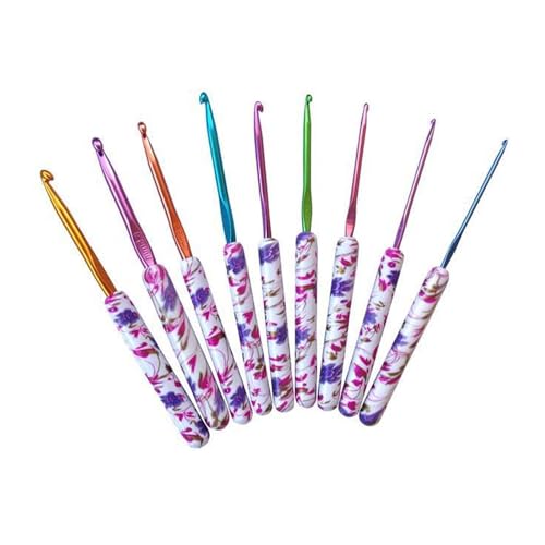 9 Stcs Häkchen Hakenset 2 5 Mm Bis 6 0 Mm Häkelhakennadelgesetz Bedrucktes Häkelnadelstricknadel Für Handwerksprojekt von SueaLe