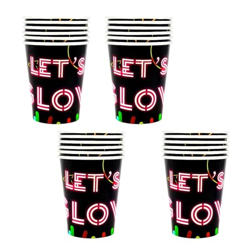 Bright Neons Party Tableware Set Dispositables Platten/Becher/Serviette/Tischdecke Für Geburtstage Blacklight Party Supplies Bright Neons Party Tableware Set Dispositables Platten/Becher/Serviette/Tischdecke Für Geburtstage Blacklight Party Supplies von SueaLe