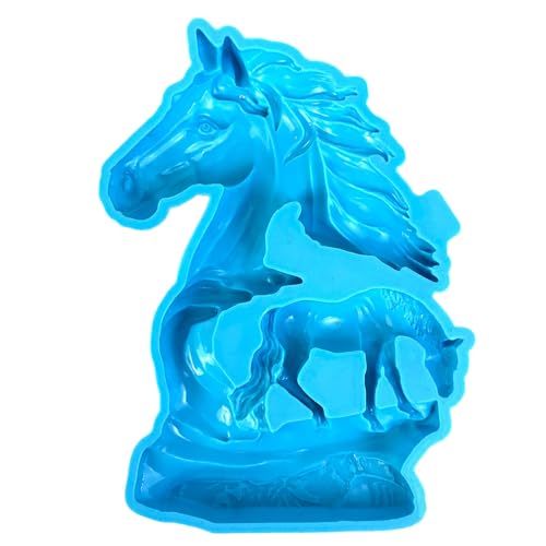 Hohle Pferdskulpturen Schimmel Die Leicht Zu Dem Deparieren Von Silikonform Pferdestatuen Die Schimmel Für Enthusiasten Eigenheimdekorationen Machen Dürfte von SueaLe