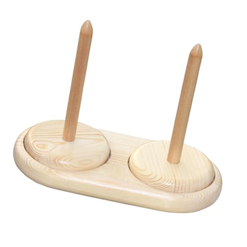 Holzgarn Spender Desktop Drehgarnhalter Tragbarer Garnspulenhalterständer Zum Stricken Und Häkelprojekt von SueaLe