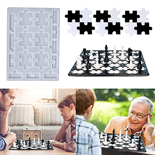 Kleberform Schachparty Freizeit Puzzle Brettspiel Klassische Checks Brett Kristall Epoxidform Für Harzhandwerk Die Schachstücke Machen Kleberform Schachparty Freizeit Puzzle Brettspiel Klassische Checks Brett Kristall Epoxidform Für Harzhandwerk Die Schachstücke Machen von SueaLe