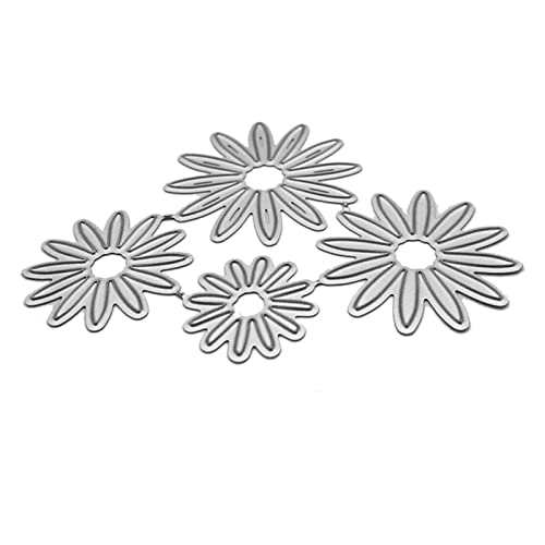 Multi-Gänseblümchen-Blumenform DIY Stanzschablone,Scrapbooking Prägeschablonen Stanzformen Schablonen Für Scrapbooking von SueaLe