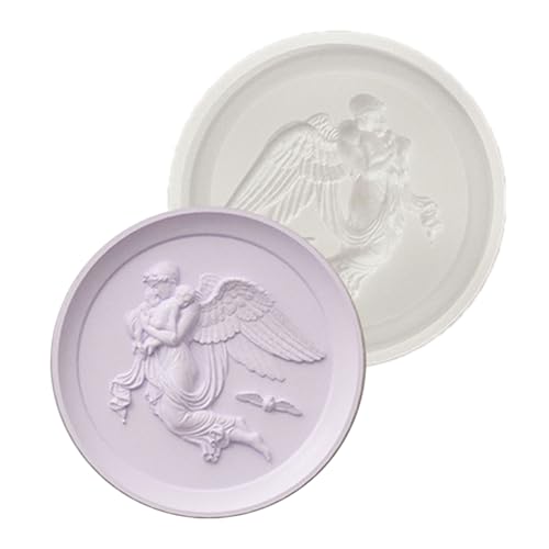Multi Purpose Engels Relief Silikonschale Bastelform Vielseitige Cameo Ornamente Silikonform Groß Für Handwerk Große Tablettformen von SueaLe