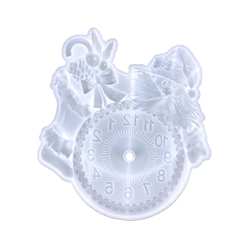 Niedliche Weihnachtsmann Silikonform Weihnachtsfleisch Wand Dekoration Epoxidharz Für Kunst Ornament Epoxidform Silikon Einzigartig Für Anfänger Schmuckzubehör von SueaLe