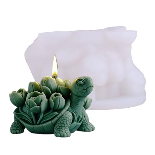 Schildkröte Figur Silikonkerzenformen Für Epoxidharz Kerzenseife Hausdekoration Schildkröte Statue Silikonform Machen Schimmel von SueaLe