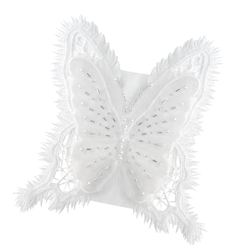 Schmetterling Spitze Stoff Applique Perlen Auf Flecken Für Hochzeits/Abendkleid Kleidungsflecken Modeprojekte Nähen Schmetterling Spitze Stoff Applique Perlen Auf Flecken Für Hochzeits/Abendkleid Kleidungsflecken Modeprojekte Nähen von SueaLe