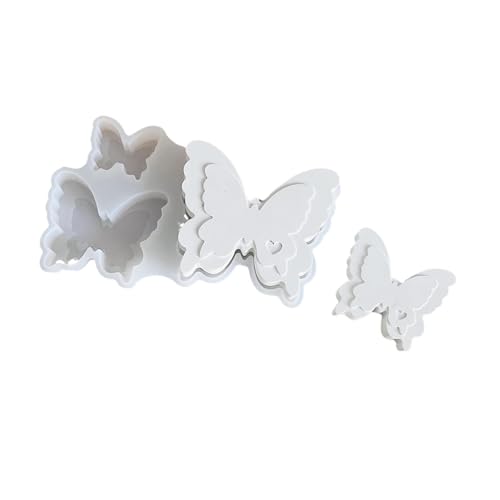 Schmetterlingsform Silikonformen Für Kerzenseife Trökkuchen Fondant Gipsdekoration Epoxidharz Silikonformen von SueaLe
