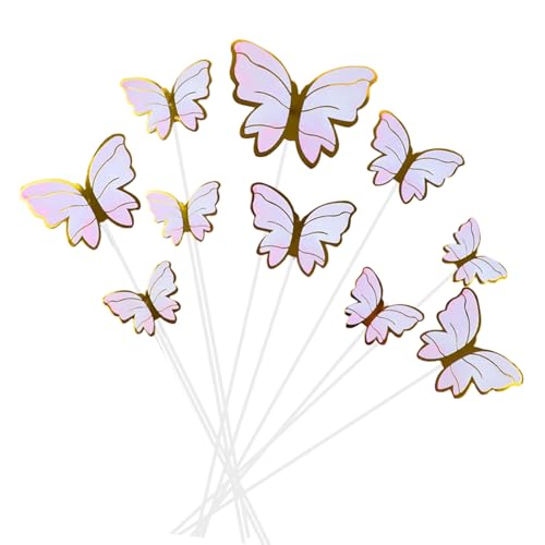 Set Von 10 Eleganten Schmetterlingskuchen Dekorationen Cupcakes Toppers Farbbackvorräte Für Partykuchen Cupcakes Dekorion Dekorion Set Von 10 Eleganten Schmetterlingskuchen Dekorationen Cupcakes Toppers Farbbackvorräte Für Partykuchen Cupcakes Dekorion Dekorion von SueaLe