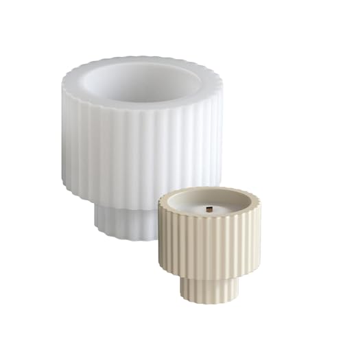 Silikonschimmelpektierhalter Formen Gestreifter Form Aufbewahrungstassen Formen Geeignet Für Home Decors Enthusiasten von SueaLe