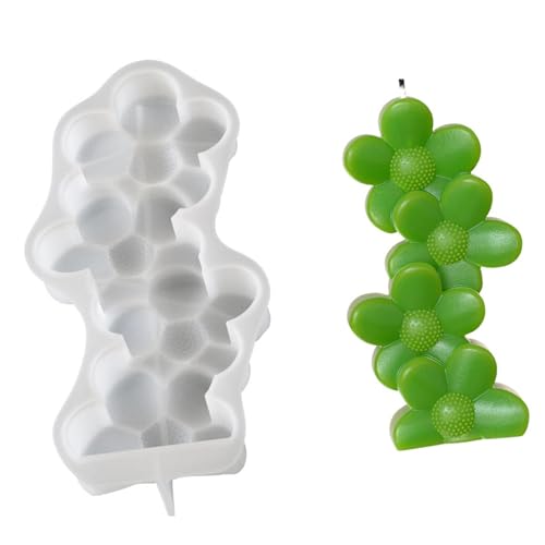Stapelblüten Silikone Schimmelformen Herz Kerze Formen Gussform Epoxidharz Schimmelpilze Handwerksvorräte Stapelblüten Silikone Schimmelformen Herz Kerze Formen Gussform Epoxidharz Schimmelpilze Handwerksvorräte von SueaLe