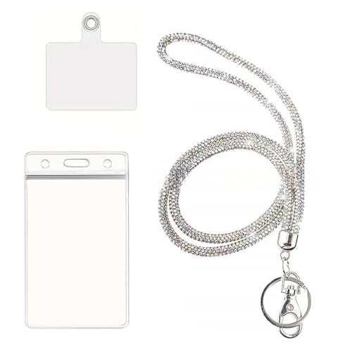 Strasssteine ​​Lanyard Mit Abzeichenkartenhalter Für Arztschwester 2.64x4.57in Klarer Vertikaler Kartenhalter Mit Lanyard Halskette von SueaLe