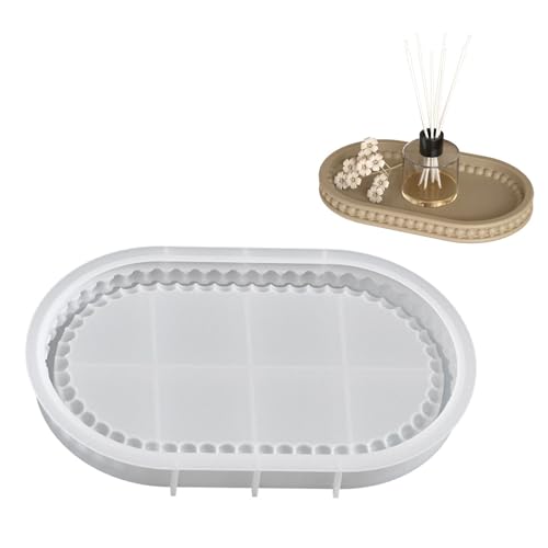 SueaLe Flexible Silikon Oval Plate Tray Accessoire Für Hochzeiten Feierlichkeiten Und Festliche Feierlichkeiten Leicht Zu Reinigen von SueaLe