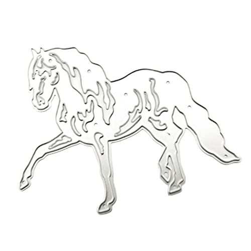SueaLe Ross Pferd Tier DIY Stanzschablone, Scrapbooking Prägeschablonen Stanzformen Schablonen Für Scrapbooking von SueaLe