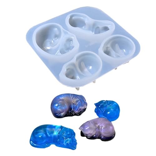 Tierkerzen Crafting Schimmel Silikonform Für Einzigartige Handgefertigte Handwerks Epoxidharz Desktop Dekoration Making Formen von SueaLe