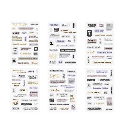 Wasserdichtes Vintage Pet Sticker Artistic Letter Designs Decal Für Ihren Kreativen Planer Und Projekte Wasserdichtes Vintage Pet Sticker Artistic Letter Designs Decal Für Ihren Kreativen Planer Und Projekte von SueaLe