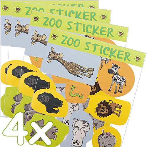 32-teiliges Sticker-Set * Zoo & ZOOTIERE * für Kindergeburtstag und Mottoparty | Kinder Aufkleber Tiere Party Set 32-teiliges Sticker-Set * Zoo & ZOOTIERE * für Kindergeburtstag und Mottoparty | Kinder Aufkleber Tiere Party Set von Süsse Tiere: