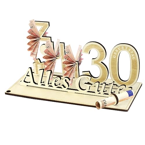 Geschenke zum 30 Geburtstag Mann Frau,13,4x25x12cm Geldgeschenke Geburtstag Geschenk 30 Geburtstag, Holz Geldgeschenke Gästebuch Geburtstag, für Freunde, Familie Geschenk Geschenke zum 30 Geburtstag Mann Frau,13,4x25x12cm Geldgeschenke Geburtstag Geschenk 30 Geburtstag, Holz Geldgeschenke Gästebuch Geburtstag, für Freunde, Familie Geschenk von Suevut