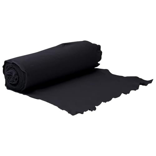 Sufrk Geotextil-Membran, schwarz, 1 x 150 m aus Polyesterfaser, Unkrautvlies, Unkrautvlies für den Garten, wasserdurchlässiges Gewebe, UV-Stabilisierung, Barriere gegen Unkraut von Sufrk