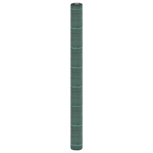 Sufrk Grüne Membran zur Unkrautbekämpfung, 1,5 x 25 m, aus Polypropylen, Unkrautvlies für den Garten, wasserdurchlässiges Gewebe, Stabilisierung mit U-V-Strahlen, Barriere gegen Kräuter von Sufrk