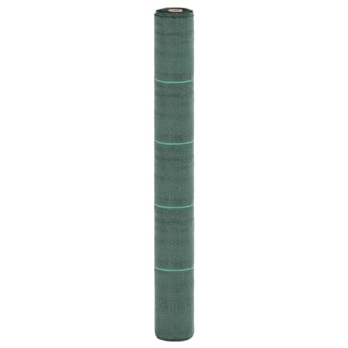 Sufrk Grüne Membran zur Unkrautbekämpfung, 1 x 25 m, aus Polypropylen, Unkrautvlies für den Garten, wasserdurchlässiges Gewebe, Stabilisierung der UV-Strahlen, Barriere gegen Unkraut von Sufrk