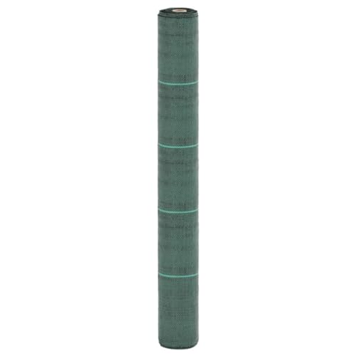 Sufrk Grüne Membran zur Unkrautbekämpfung, 1 x 50 m, aus Polypropylen, Unkrautvlies für den Garten, wasserdurchlässiges Gewebe, Stabilisierung der UV-Strahlen, Barriere gegen Unkraut von Sufrk