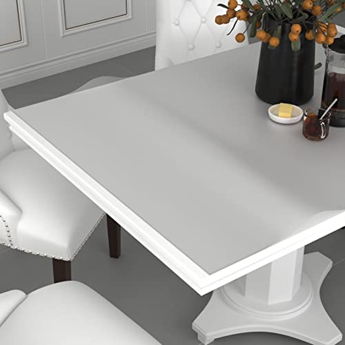 Sufrk Tischschutz, matt, 120 x 90 cm, 1,6 mm PVC, transparente PVC-Tischdecke, wasserdicht, rechteckig oder rund, Schutzfolie aus PVC, waschbar Sufrk Tischschutz, matt, 120 x 90 cm, 1,6 mm PVC, transparente PVC-Tischdecke, wasserdicht, rechteckig oder rund, Schutzfolie aus PVC, waschbar von Sufrk