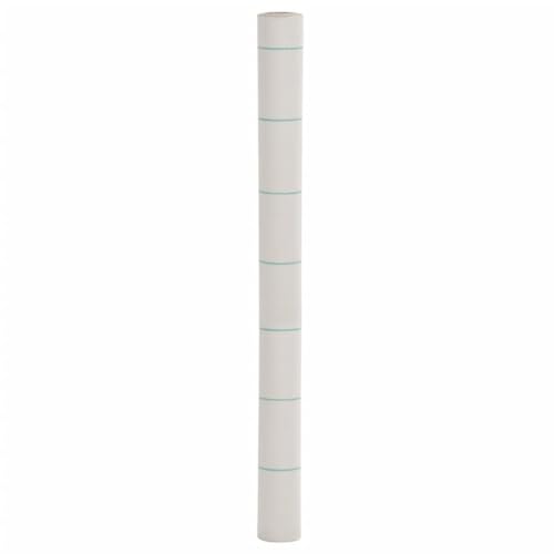 Sufrk Weiße Membran zur Unkrautbekämpfung, 1,5 x 50 m, aus Polypropylen, Unkrautvlies für den Garten, wasserdurchlässiges Gewebe, Stabilisierung mit U-V-Strahlen, Barriere gegen Kräuter von Sufrk