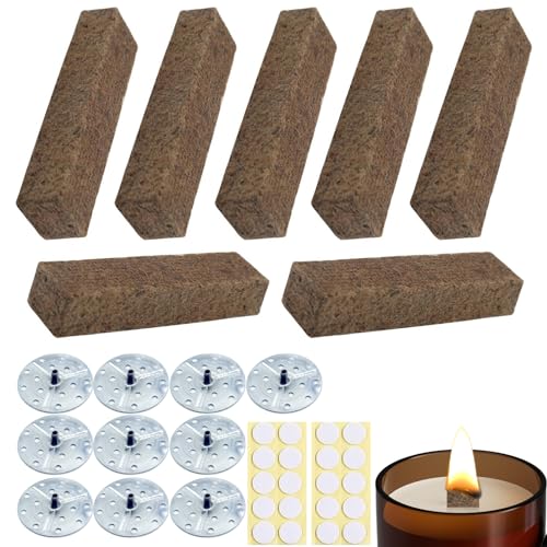 Sugeru® Kerzendocht,Dauerdocht für Wachsfresser | schmelzfeuers für kerzenreste Denk schmelzfeuers Outdoor Indoor | dochte für Kerzen | kerzenfresser | docht | Kerzen selber Machen (20mm x 8pcs)… von Sugeru