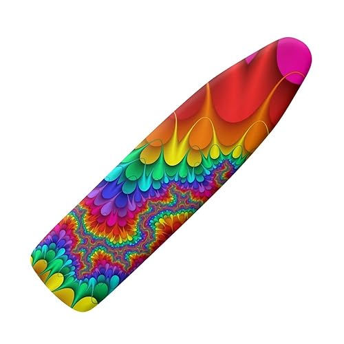 Suhoaziia Bügelbrettbezug und -polster, extra dick, antihaftbeschichtet, scheuer- und schmutzabweisend, Verschlüsse, elastischer Rand mit Bonus-Schutz, buntes Batikfärben Suhoaziia Bügelbrettbezug und -polster, extra dick, antihaftbeschichtet, scheuer- und schmutzabweisend, Verschlüsse, elastischer Rand mit Bonus-Schutz, buntes Batikfärben von Suhoaziia