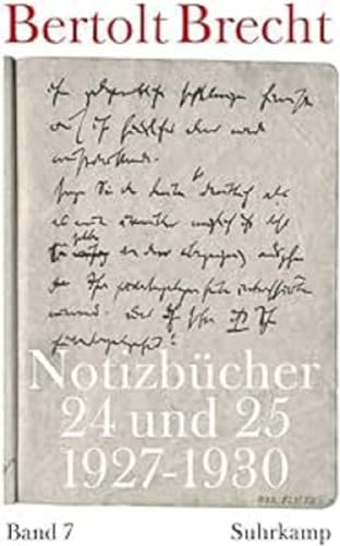 Notizbücher 07 von Suhrkamp Verlag AG