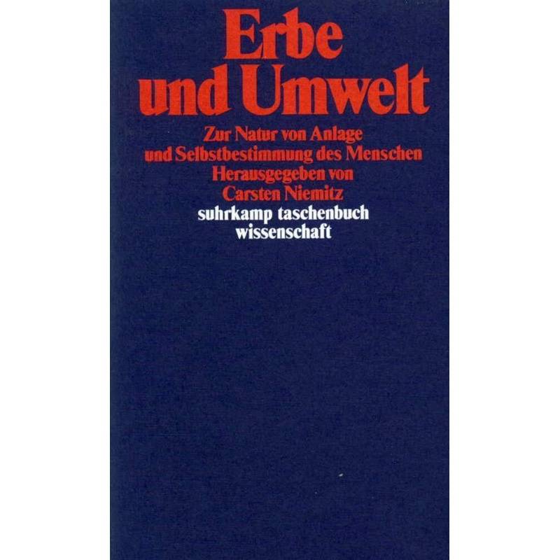 Erbe Und Umwelt, Taschenbuch von Suhrkamp