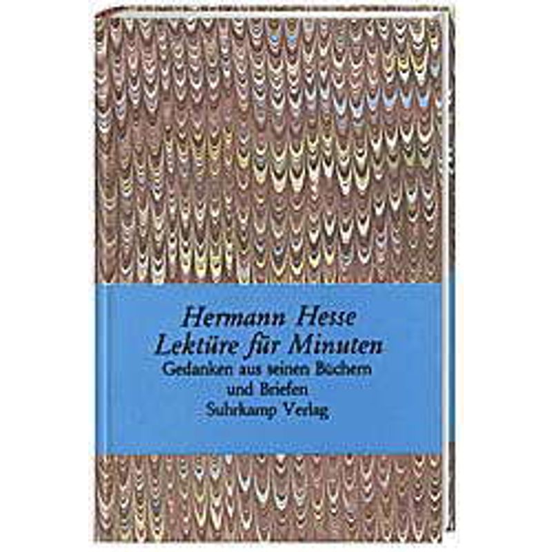 Lektüre Für Minuten - Hermann Hesse, Gebunden von Suhrkamp