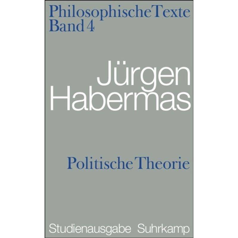 Politische Theorie - Jürgen Habermas, Kartoniert (TB) von Suhrkamp