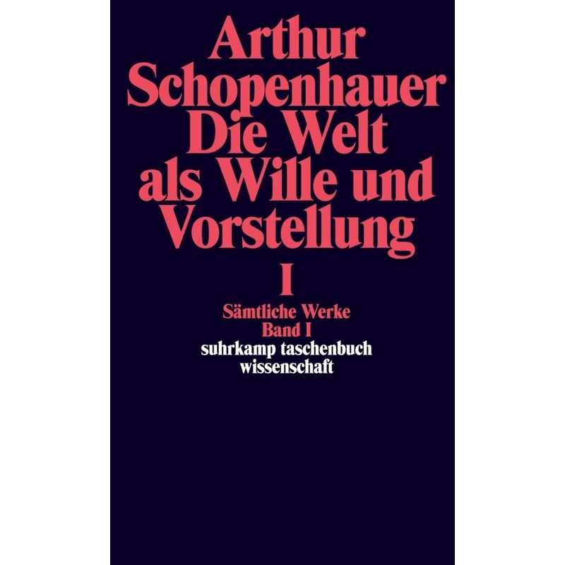 Sämtliche Werke In Fünf Bänden.Bd.1 - Arthur Schopenhauer, Taschenbuch von Suhrkamp