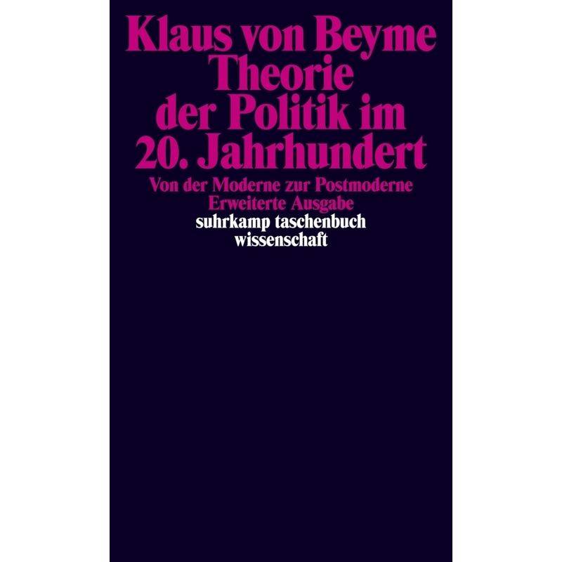 Theorie Der Politik Im 20. Jahrhundert - Klaus von Beyme, Taschenbuch von Suhrkamp