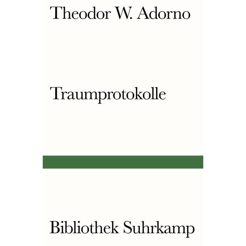 Traumprotokolle - Theodor W. Adorno, Kartoniert (TB) von Suhrkamp