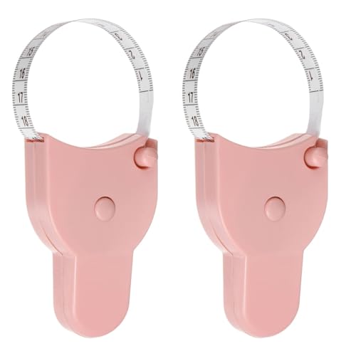 Körpermaßband, Suiyeejan Maßband Körpermaßband 150 cm Maßband, einziehbares Maßband zur Körpermessung und Gewichtsabnahme, Genaues Körpermaßband für Fitness, Schneider, Nähen (Rosa, 2 Stück) Körpermaßband, Suiyeejan Maßband Körpermaßband 150 cm Maßband, einziehbares Maßband zur Körpermessung und Gewichtsabnahme, Genaues Körpermaßband für Fitness, Schneider, Nähen (Rosa, 2 Stück) von Suiyeejan