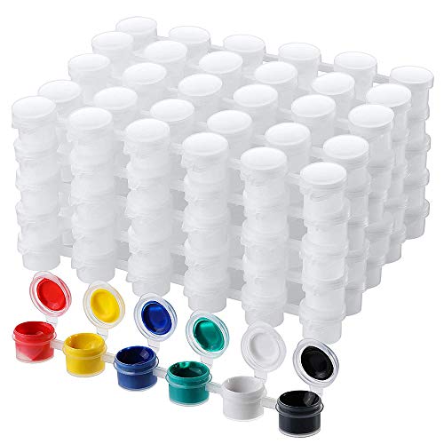 Sujurio 50 Streifen Leere Farb Streifen Farb Topf TöPfe Klare Lagerung Farb BehäLter Mini Mal Becher Topf 3 Ml / 0,1 Oz Sujurio 50 Streifen Leere Farb Streifen Farb Topf TöPfe Klare Lagerung Farb BehäLter Mini Mal Becher Topf 3 Ml / 0,1 Oz von Sujurio