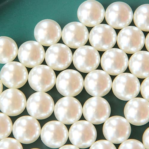 70 Stück Perlen ohne Loch, Vasenfüller, 18 mm, elfenbeinfarbene Perlen zum Basteln, keine Löcher, Kunstkunststoff, runde Make-up-Perlen für Tischstreuung, Tasche, Hochzeit, Geburtstag, Heimdekoration 70 Stück Perlen ohne Loch, Vasenfüller, 18 mm, elfenbeinfarbene Perlen zum Basteln, keine Löcher, Kunstkunststoff, runde Make-up-Perlen für Tischstreuung, Tasche, Hochzeit, Geburtstag, Heimdekoration von Sukiiy