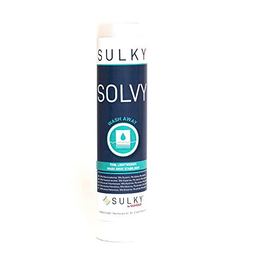 Sulky® SOLVY, 25cm x 10m - wasserlösliche Folie zum Auflegen und/oder Unterlegen von Stoffen von Homry